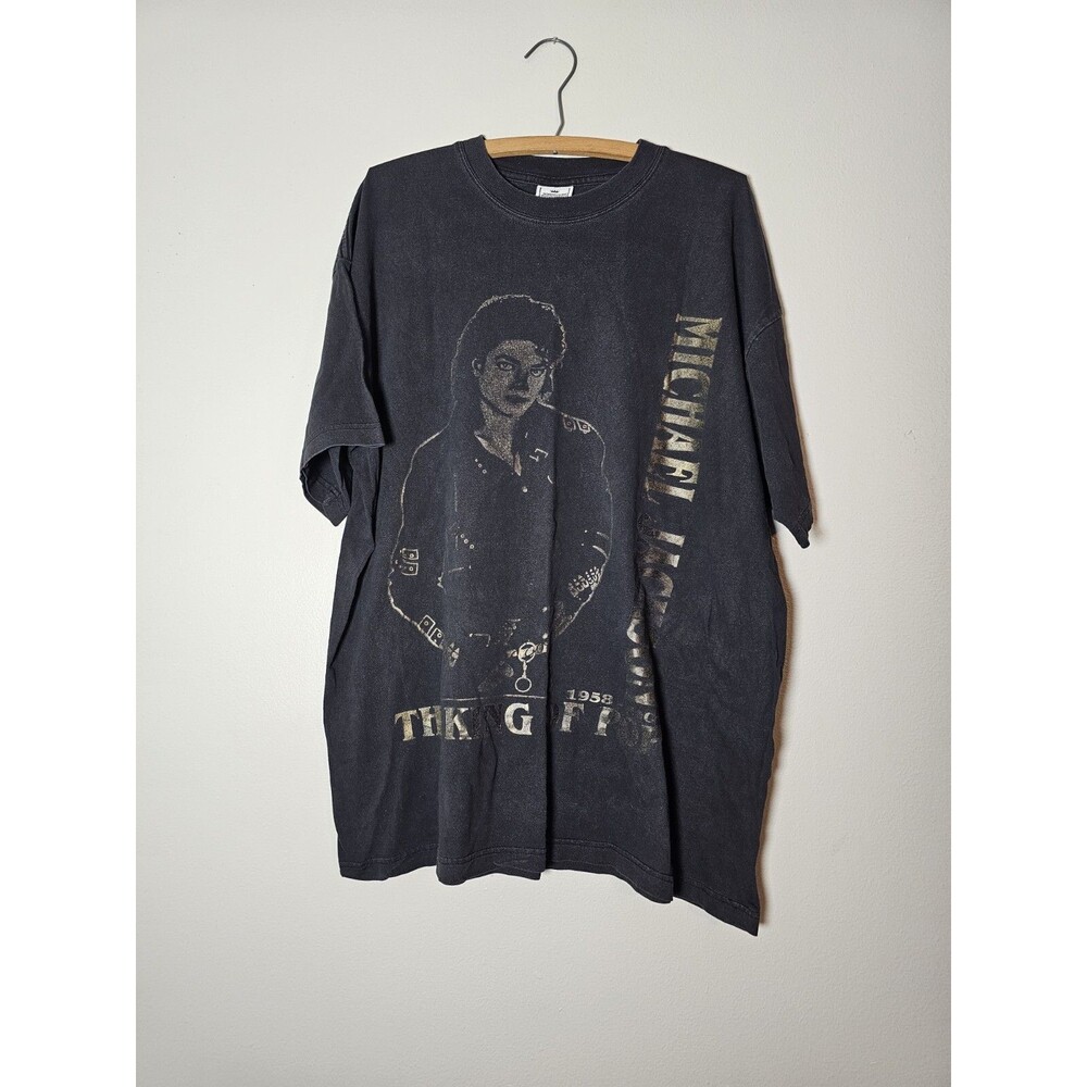 Vintage Y2K Johnson Comfort Weight T-Shirt Michael Jackson Tribute King of Pop